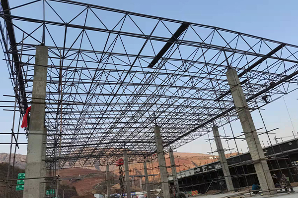 桂平钢结构网架图片