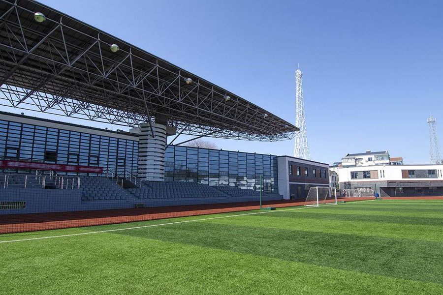 桂平体育场看台网架工程